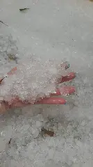 (VÍDEO) Brusquense registra granizo forte na Serra